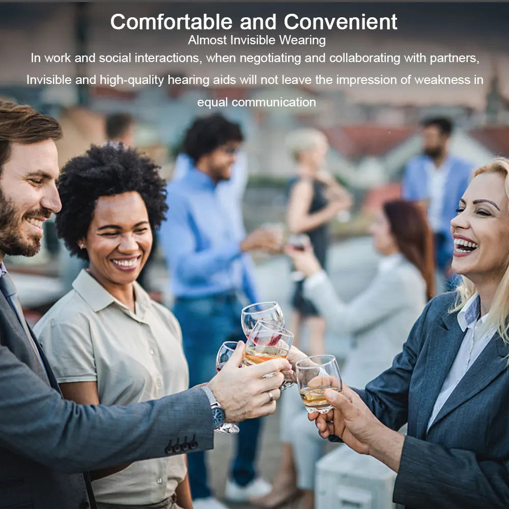 VoiceVivid™ Tiny ITE Bluetooth Hearing Aids (App Controlled)