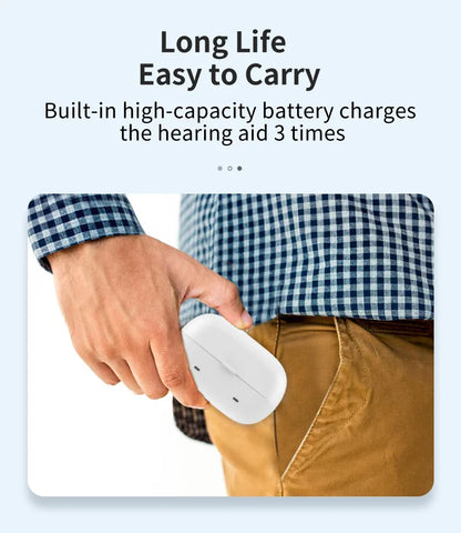 1x HeaSouls CIC Hearing Aids + LED Ear Cleaner